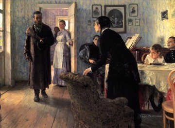 Visitantes inesperados 1888 Ilya Repin Pinturas al óleo